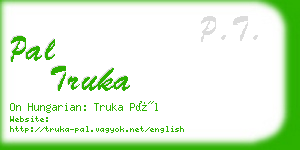 pal truka business card